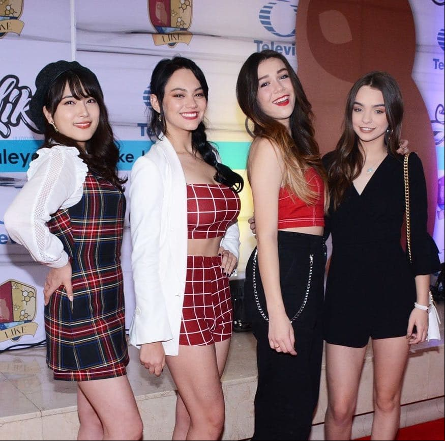 Anna Iriyama, Ale Müller, Roberta Damián y Macarena García forman parte del grupo "Like, la leyenda"