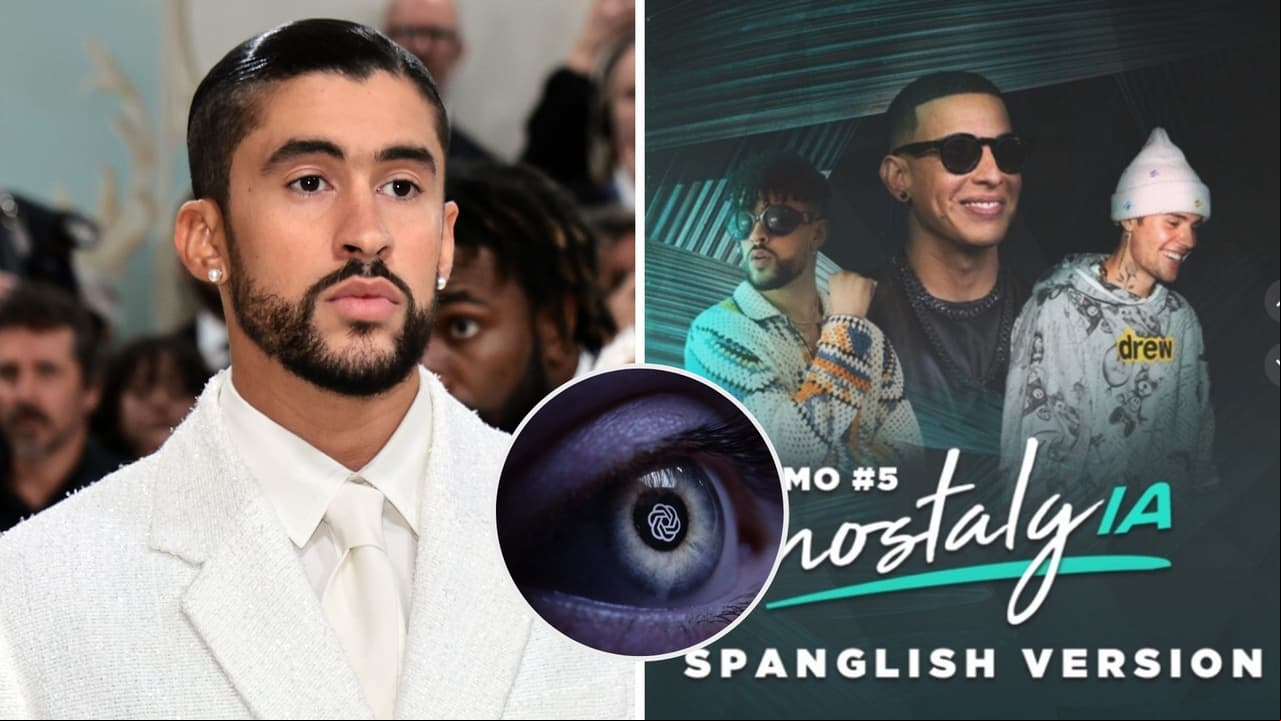 Tras berrinche de Bad Bunny surge la pregunta: ¿A quién pertenece la música hecha con IA?