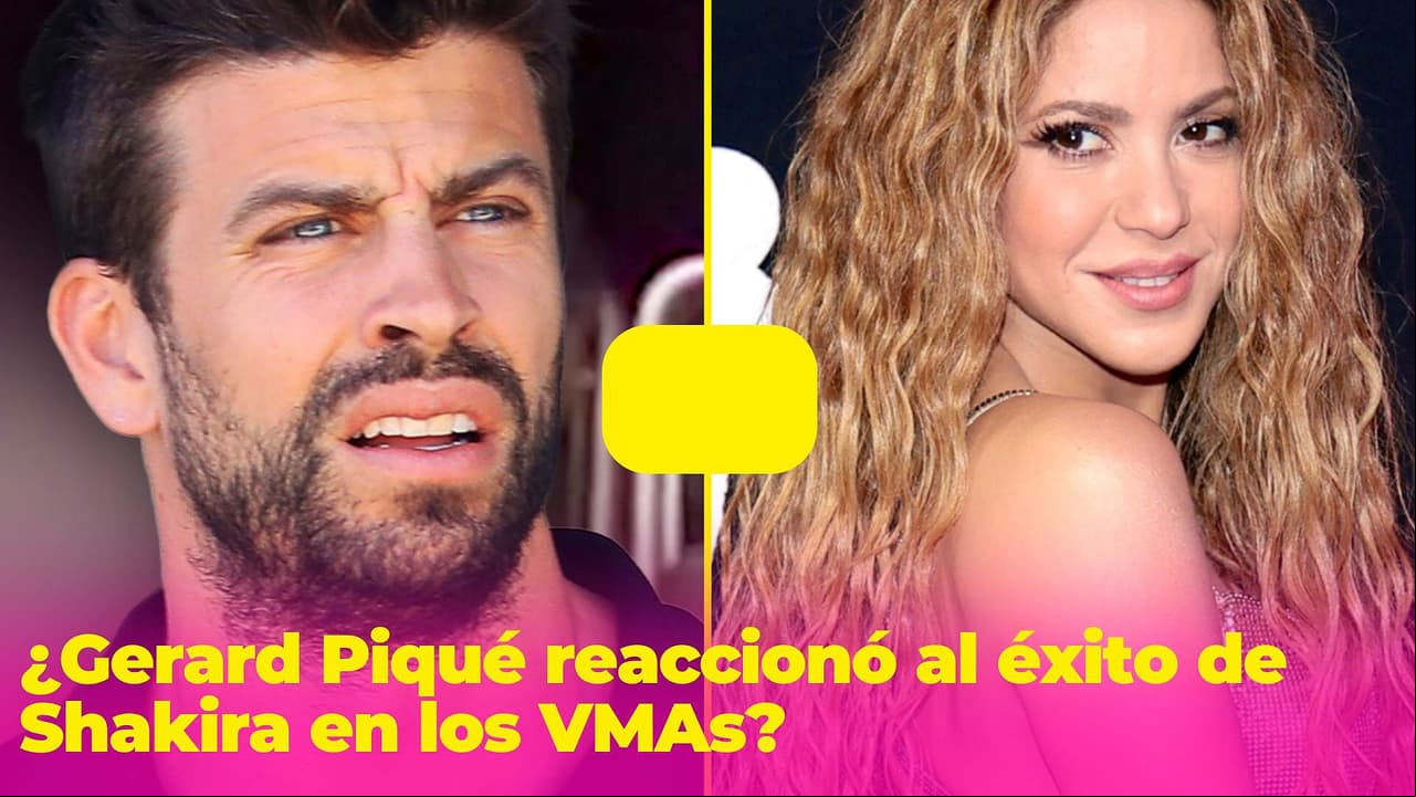 ¿Piqué reaccionó a las canciones de Shakira en los VMAs? Sus mensajes que causaron polémica