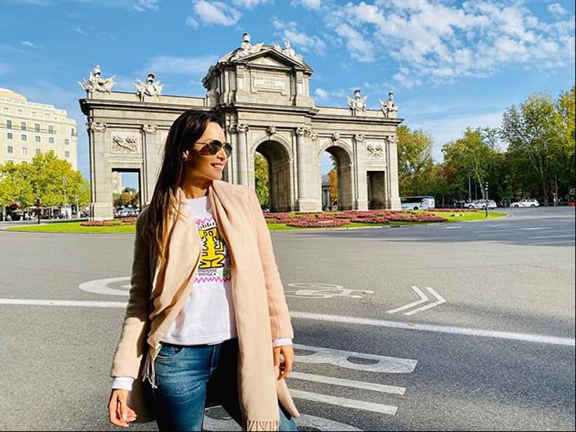 Los intérpretes han disfrutado su paso por Madrid, mostrando el esplendor de sus calles, además de lucir muy felices y enamorados en esta nueva etapa de sus vidas.
