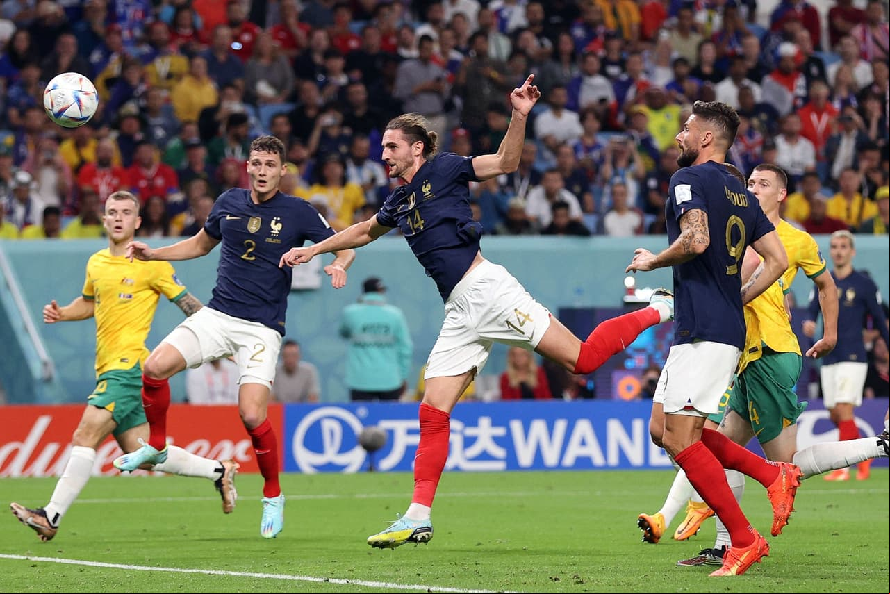 Francia pudo recomponer el camino y así remontar el marcador advesro tras la sorpresa del gol de la Selección de Australia y terminaron goleando a los 'Socceroos' en su debut Mundialista en Qatar 2022.