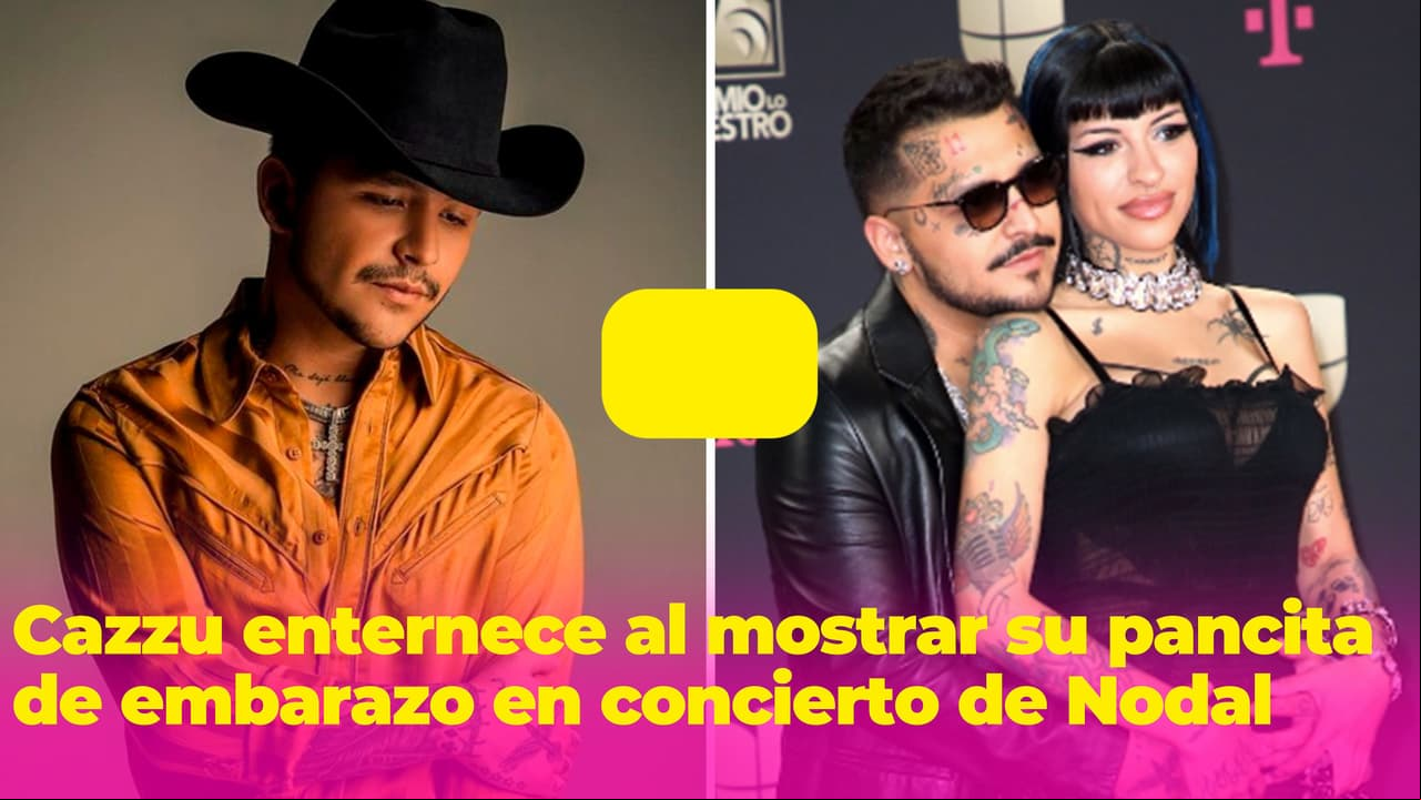 El bebé de Christian Nodal y Cazzu ya asistió a uno de sus conciertos: así fue el tierno momento