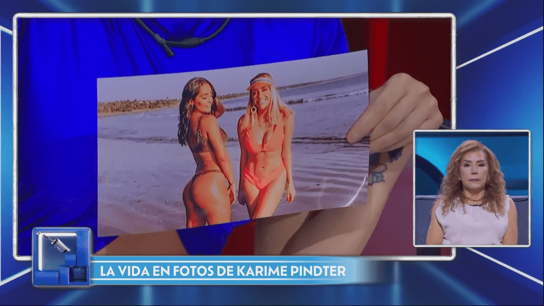 Karime muestra foto con Manelyk en La Casa de los Famosos México