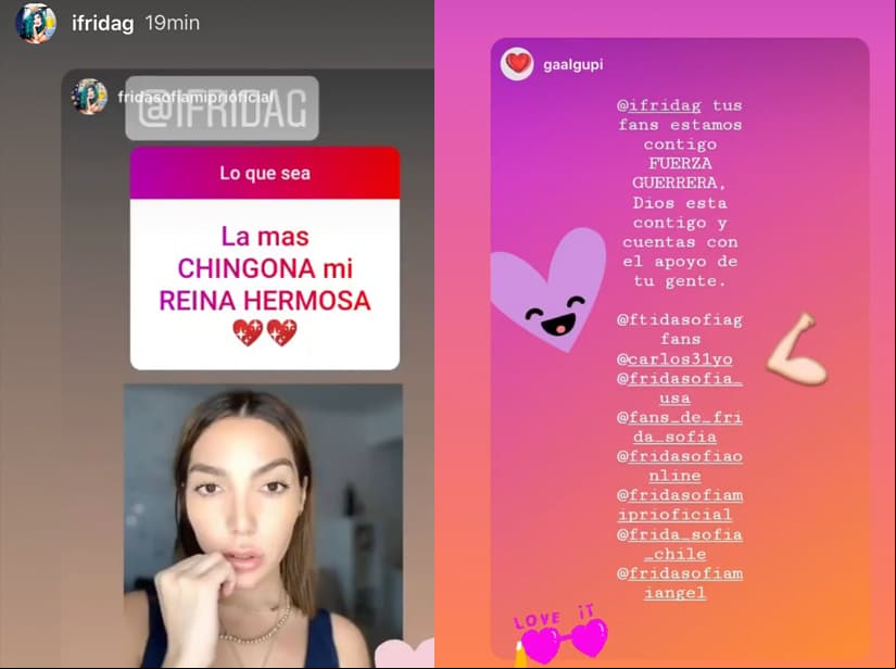 Frida Sofía reacciona a los comentarios de Alejandra Guzmán