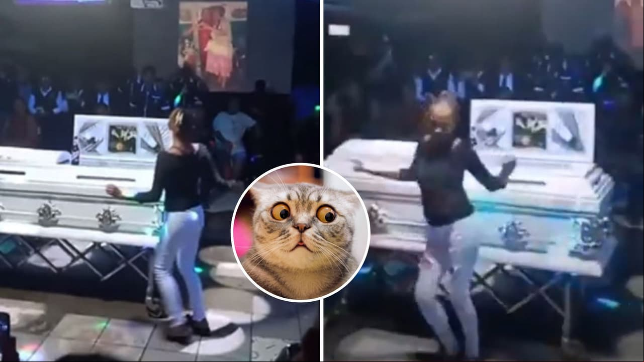 Familiares le hacen velorio en antro: video de mujer bailando frente al ataúd se hace viral