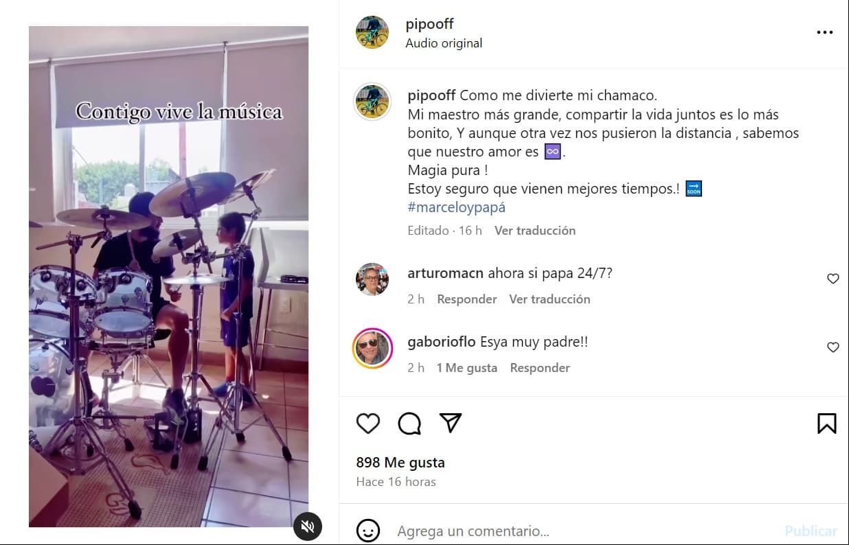 Ex de Michelle Renaud publica mensaje tras mudanza de la actriz a Madrid