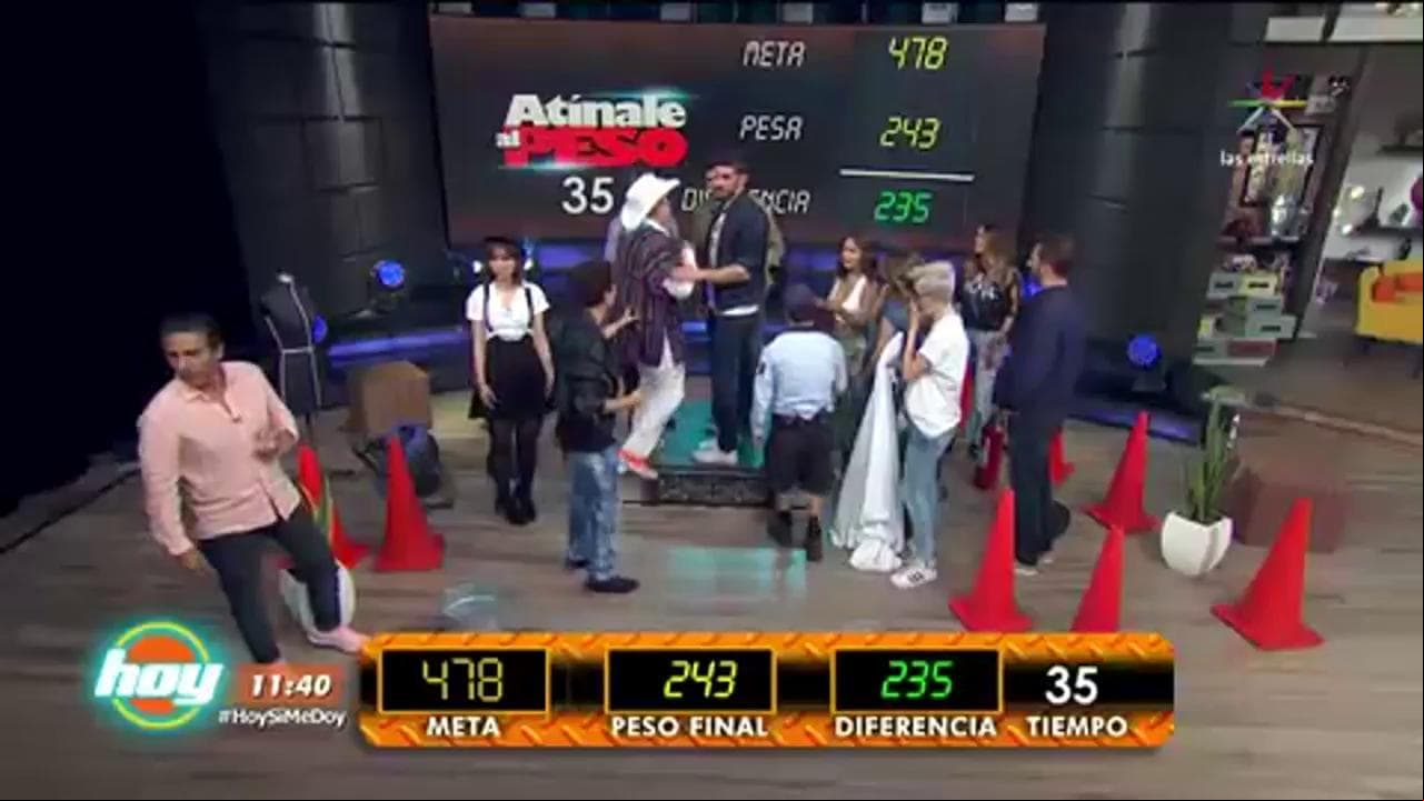 Entre el peso y sus ocurrencias todo ¡Se salió de control!