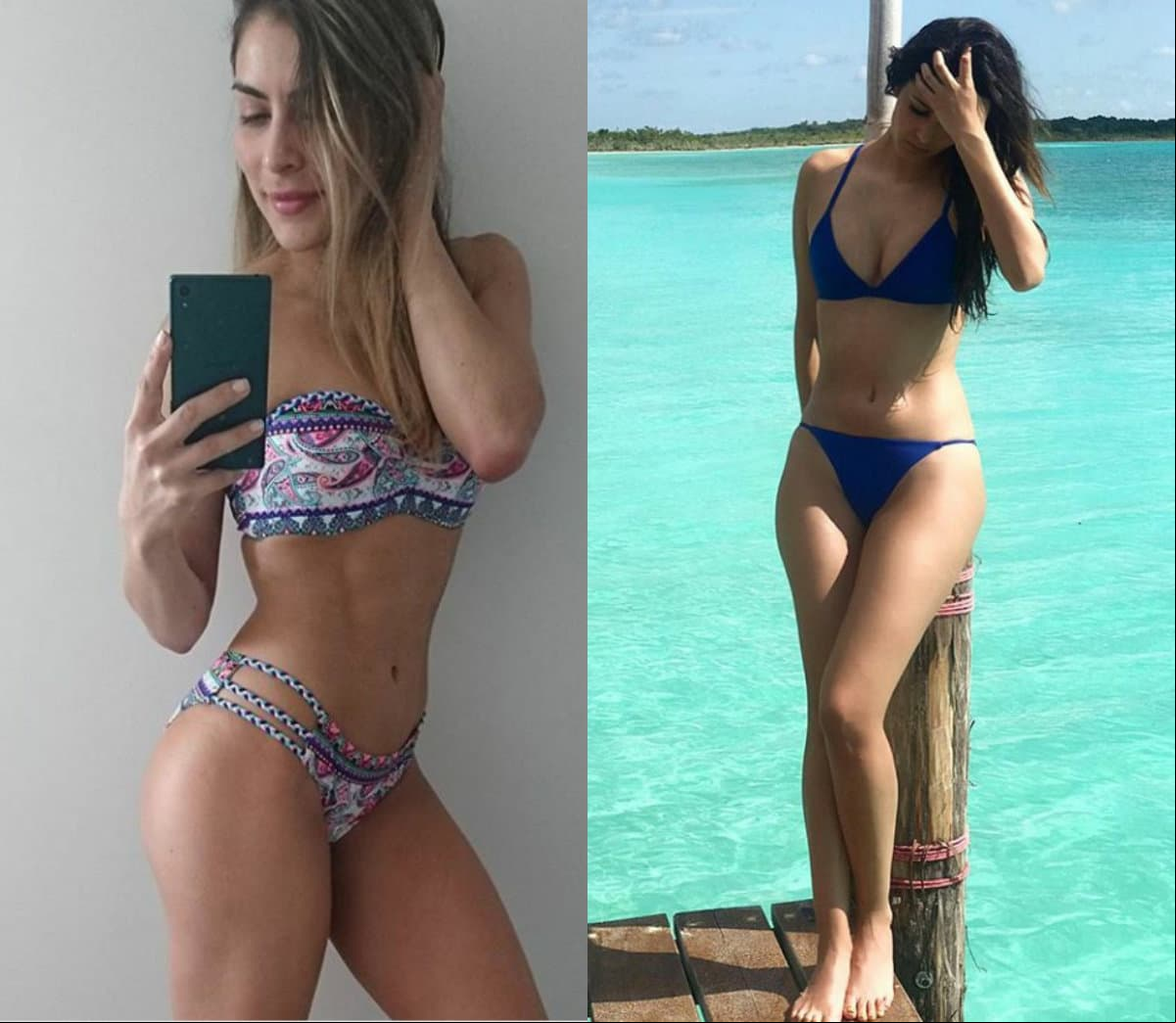 Ambas han posada en muy poca ropa en revistas para caballeros