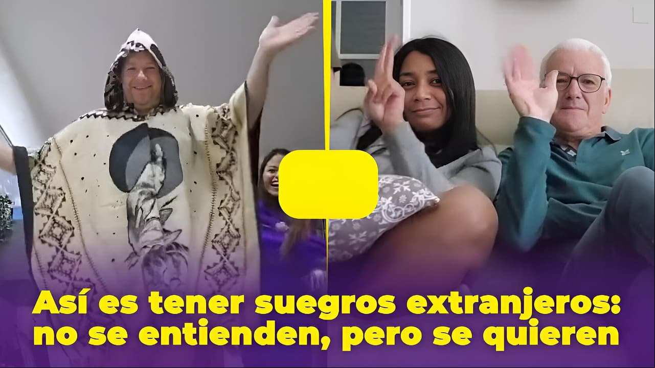 Así es tener suegros extranjeros: se llevan aunque no compartan el idioma