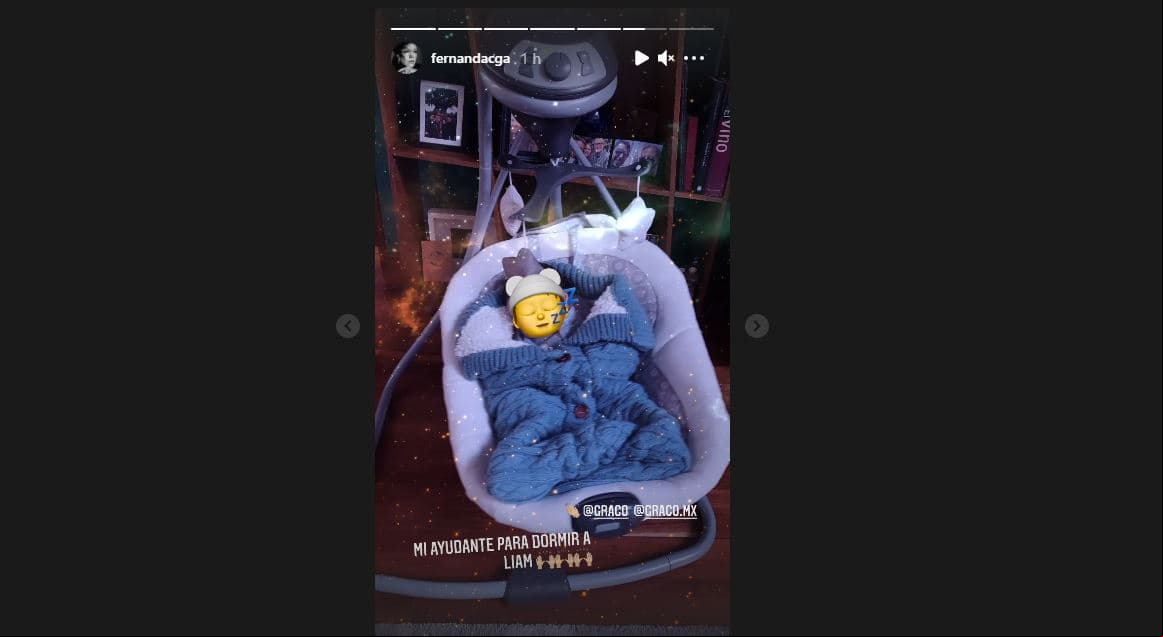 Liam, hijo de Fernanda Castillo y Erik Hayser.