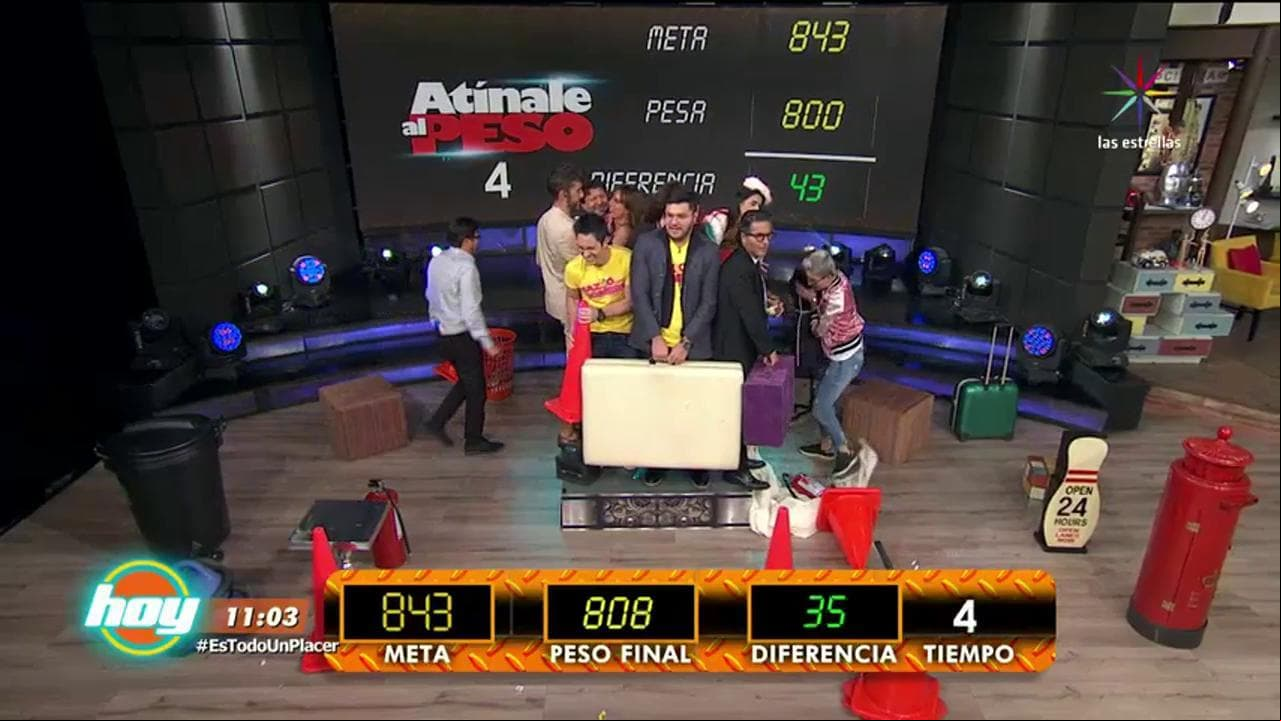 Descubre a qué arma recurrieron en Atínale al peso