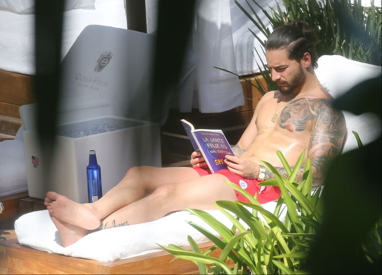 Prince Royce y Maluma se divirtieron de lo lindo en las playas de Florida.