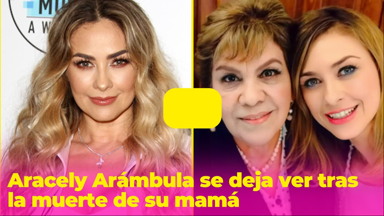 Aracely Arámbula reaparece en un video tras la muerte de su mamá: "Duele mucho el corazón"