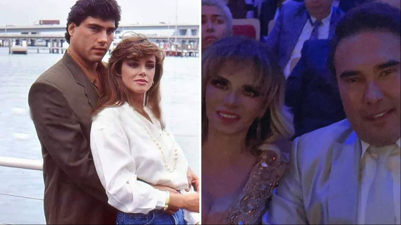 Lucía Méndez tiene emotivo reencuentro con Eduardo Yáñez