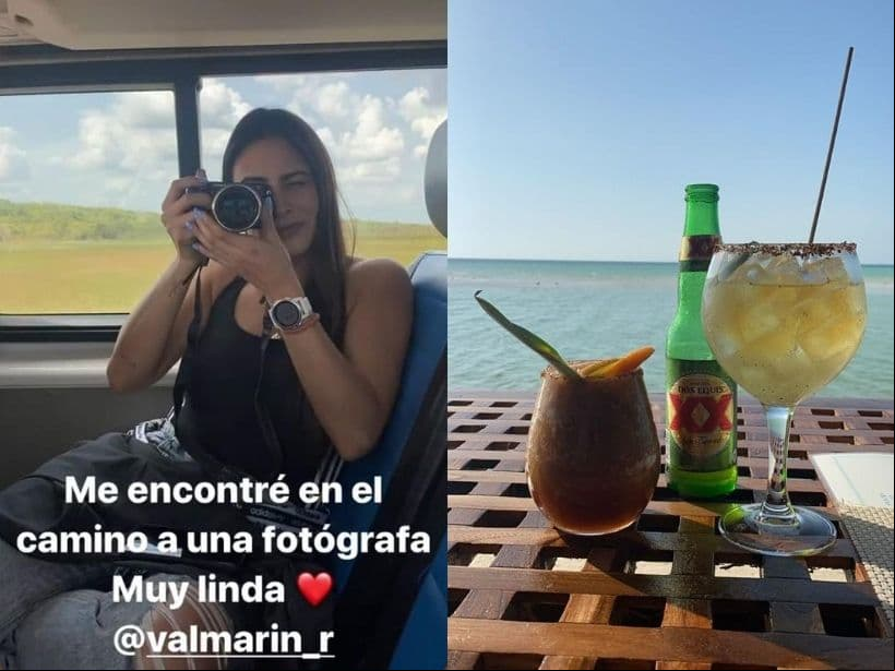Julián Gil y Valeria Marín tienen una romántica escapada a la playa.