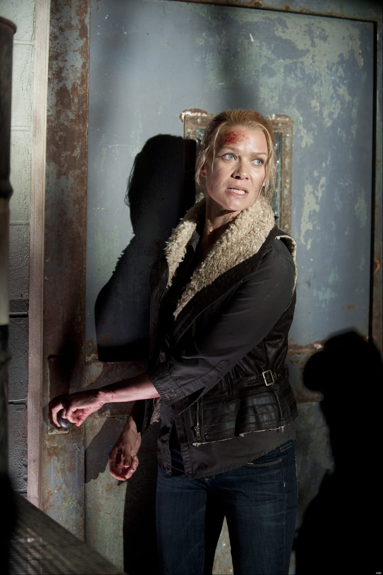 Laurie Holden (‘Andrea’) se convirtió en una de las actrices más odiadas de la emisión porque su personaje apoyaba a ‘El Gobernador’ (FOTO: AMC)