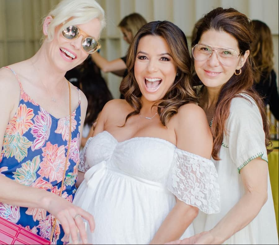 Eva Longoria junto a Elizabeth Banks y Marisa Tomei