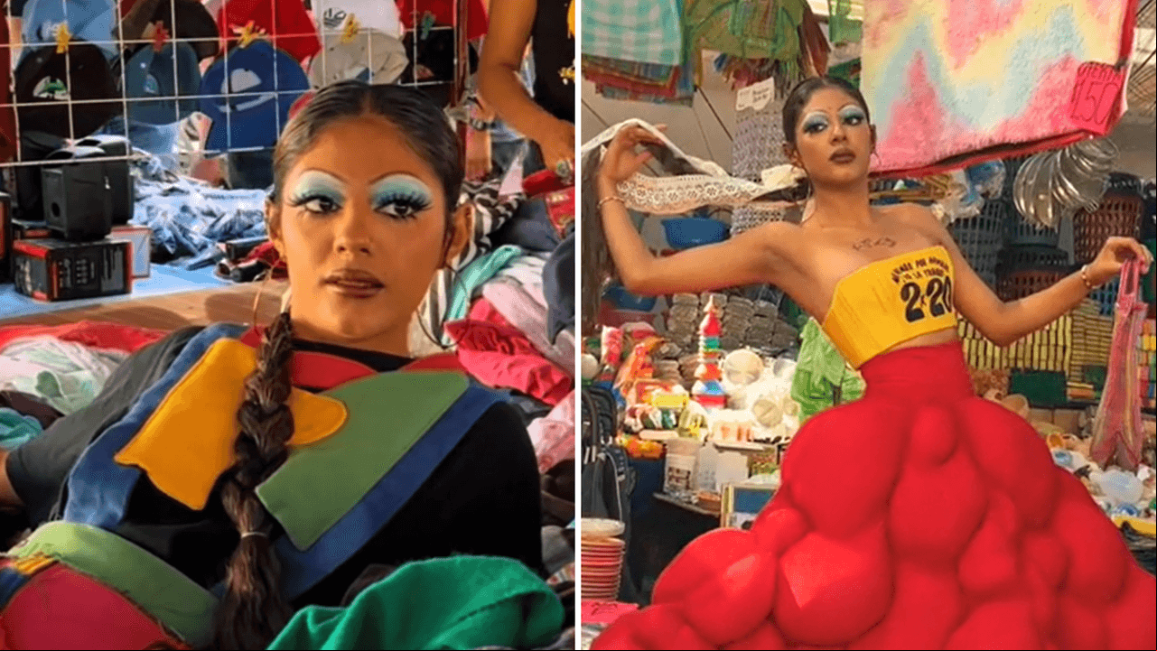 Joven crea colección de ropa inspirada en tianguis de México: “El verdadero futuro de la moda”