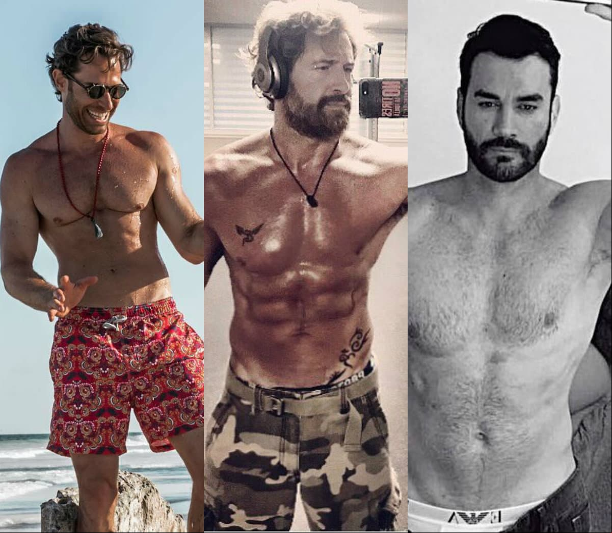 Estos galanes de telenovelas dejaron con la boca abierta al mostrar su abdomen de acero en sensuales fotografías en Instagram