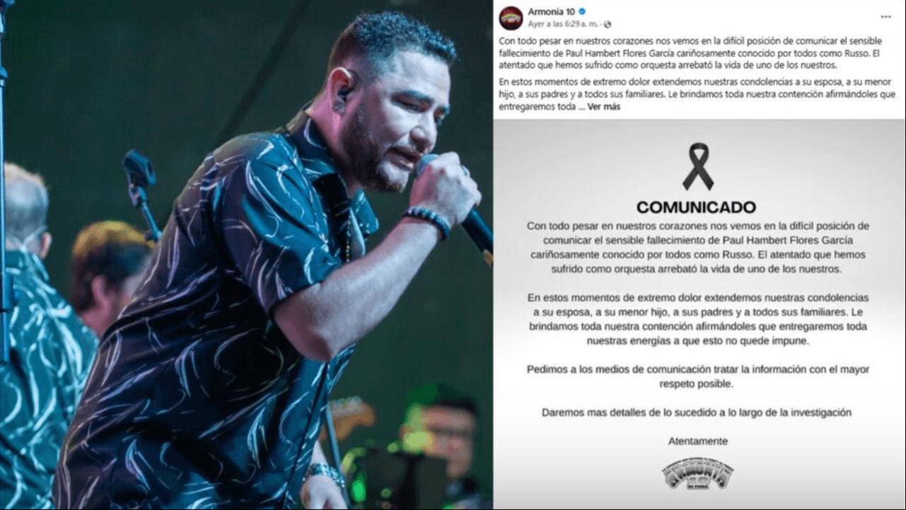 Muere querido cantante a los 40 años; deja huérdano a su hijo pequeño