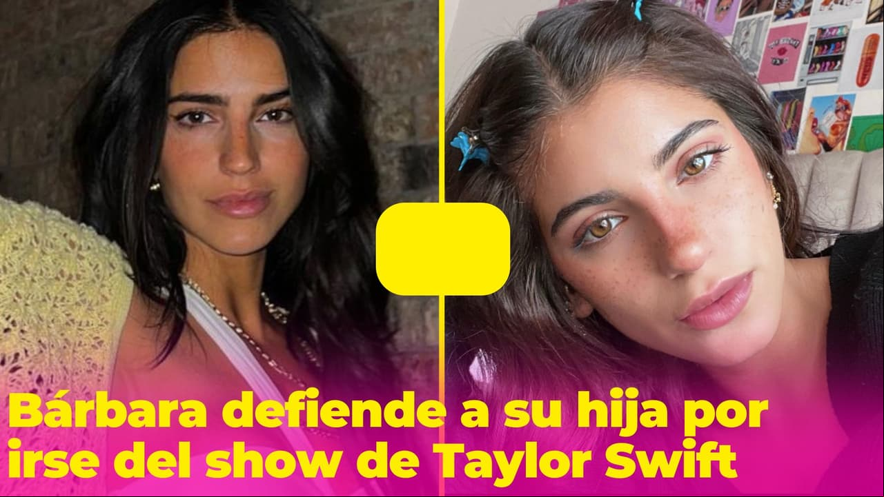Bárbara de Regil defiende a su hija por abandonar show de Taylor Swift para "irse a descansar"
