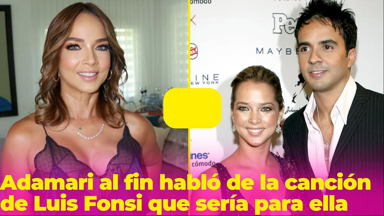 Adamari López por fin reaccionó a la nueva canción de Luis Fonsi, ¿cree que se la dedicó?