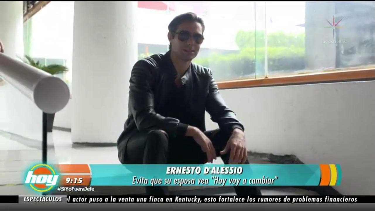 Ernesto D´Alessio prefiere olvidar su pasado