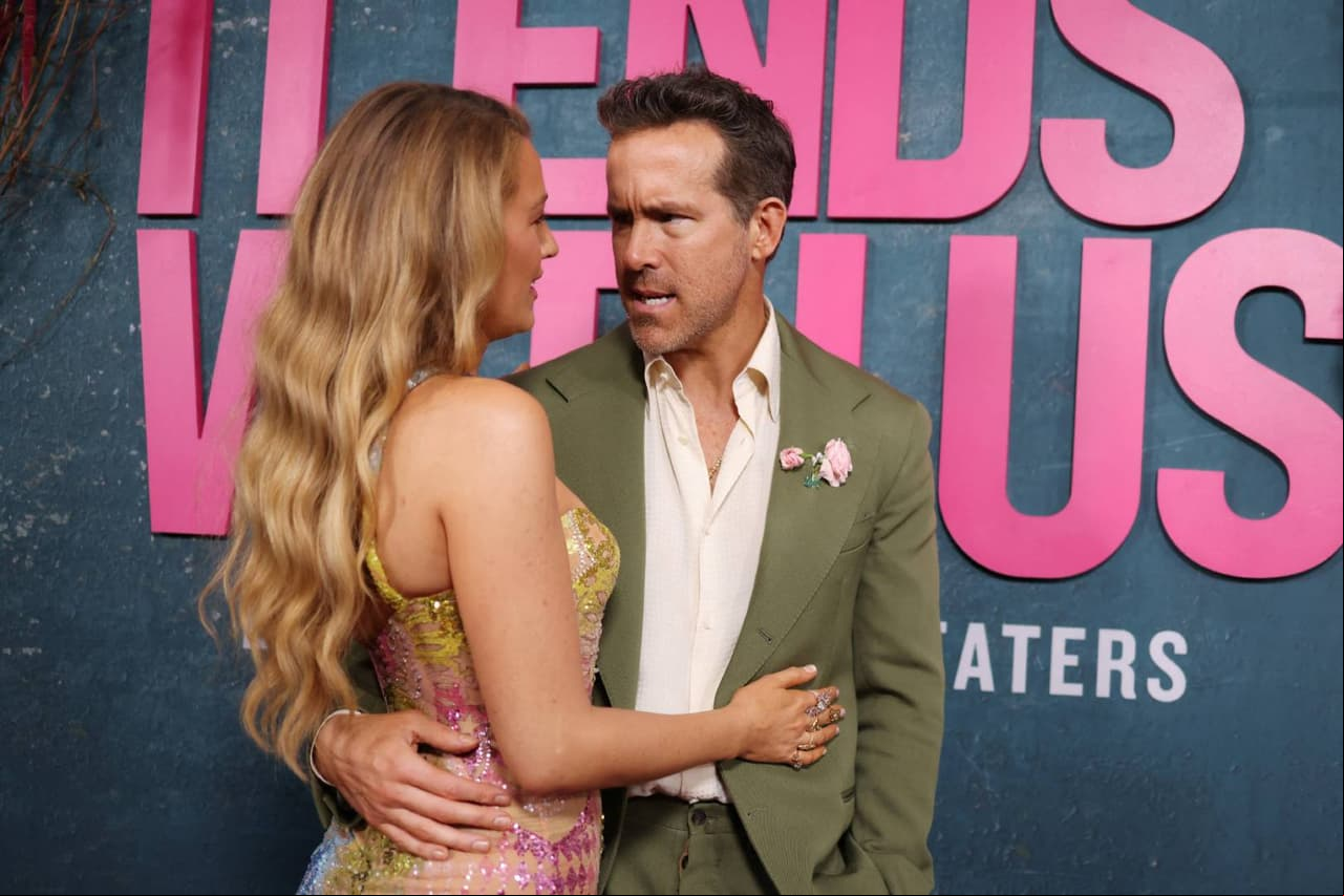 Actores Ryan Reynolds y Blake Lively.