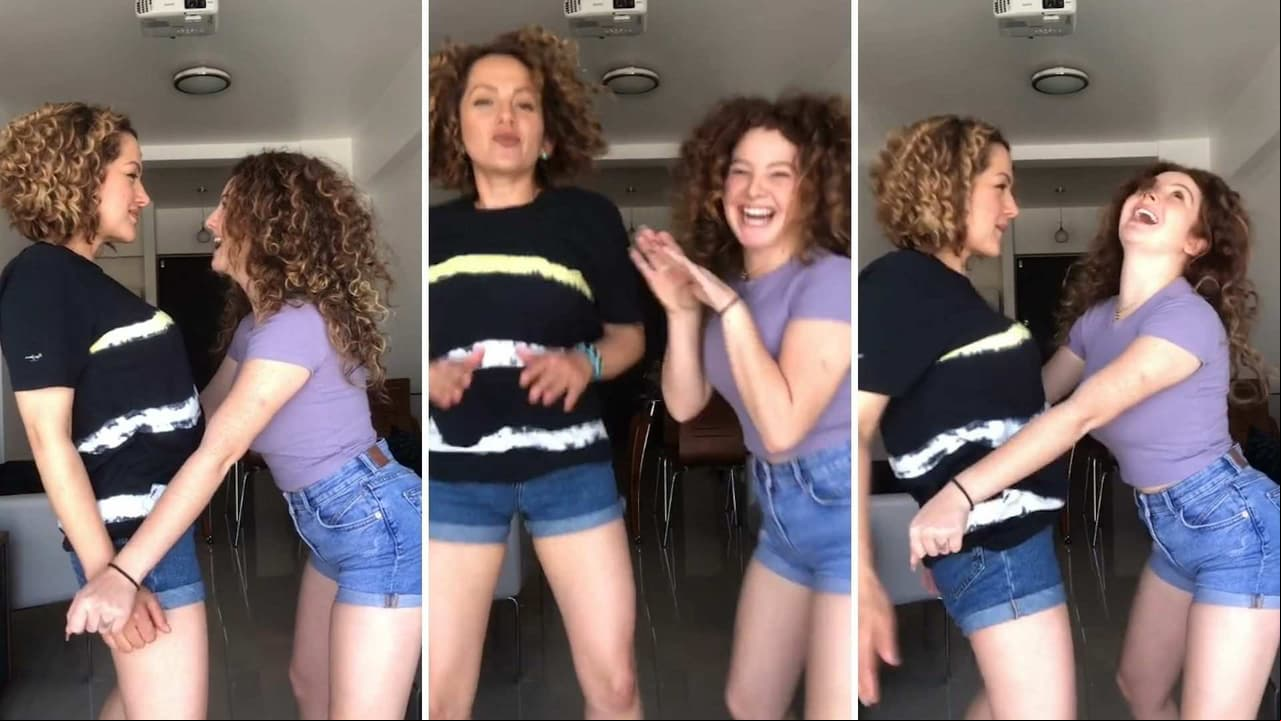 Briggitte Bozzo presenta a su mamá con divertido baile y presume su gran parecido
