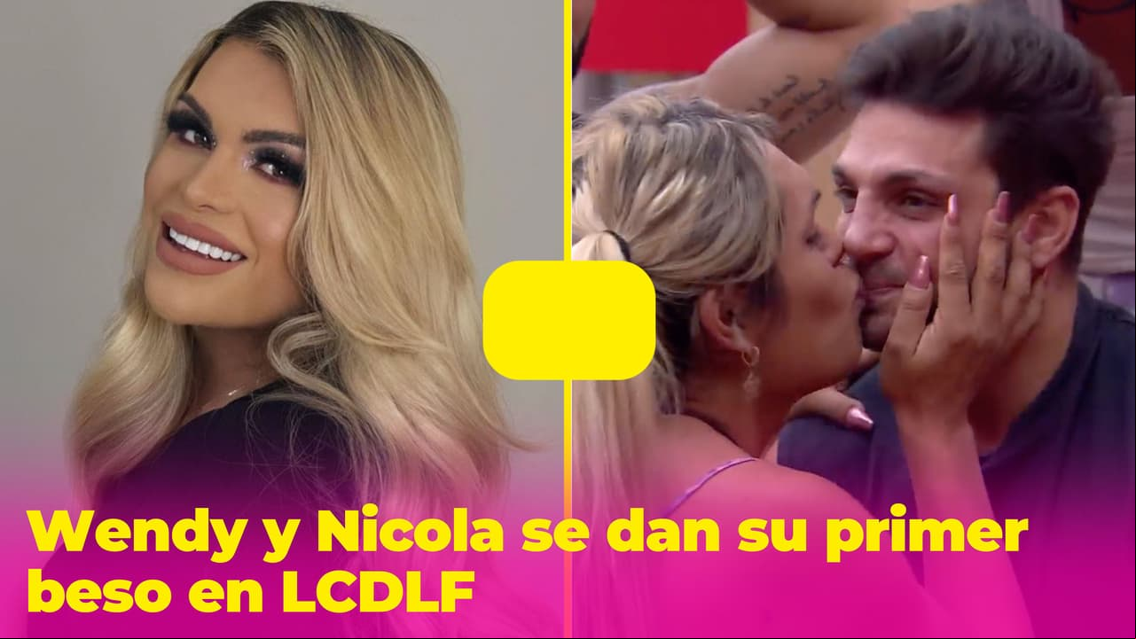 Así fue el primer beso de Wendy y Nicola, ¡el momento tuvo más emoción de la que esperábamos!