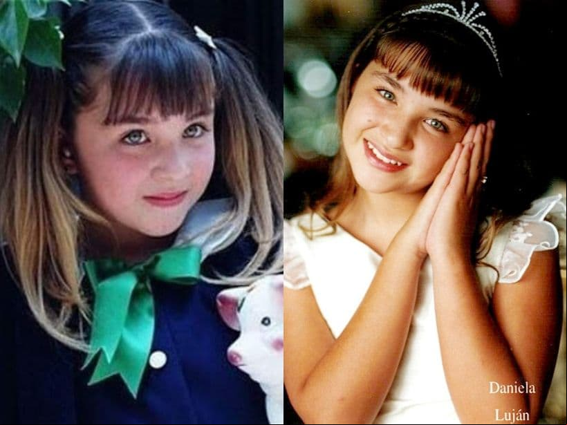 Aunque Daniela Luján inició su carrera desde los cinco años en Plaza Sésamo, fue hasta 1996 que obtuvo su primer protagónico en Luz Clarita, telenovela que la llevó a debutar en el cine en la cinta Angelito Mío, esta cinta que le permitió grabar su primer disco en portugués. Sin embargo, su fama se catapultó hasta 1998 cuando protagonizó, junto a Martín Ricca, El diario de Daniela.