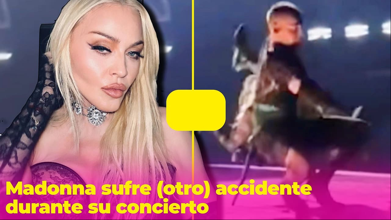 Madonna terminó en el suelo durante un concierto: ¿fue su culpa o del bailarín?