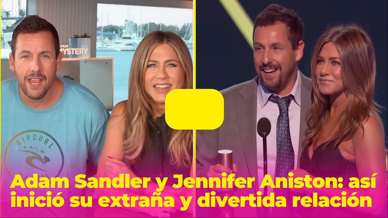 Adam Sandler y Jennifer Aniston jamás imaginaron ser amigos: así inició su extraña y divertida relación