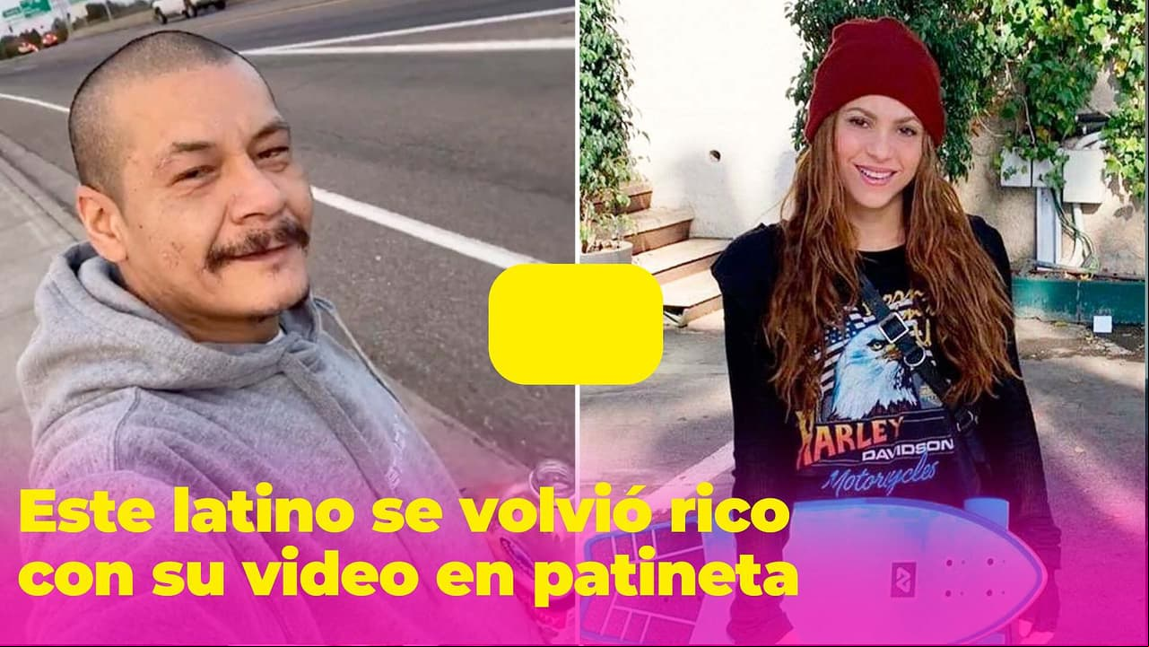 Nathan Apodaca, el latino que se volvió rico gracias a su video patinando: hasta Shakira lo imitó