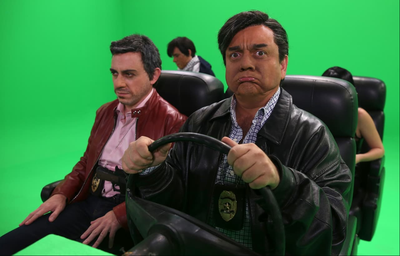 En realidad no manejan un carro de verdad...