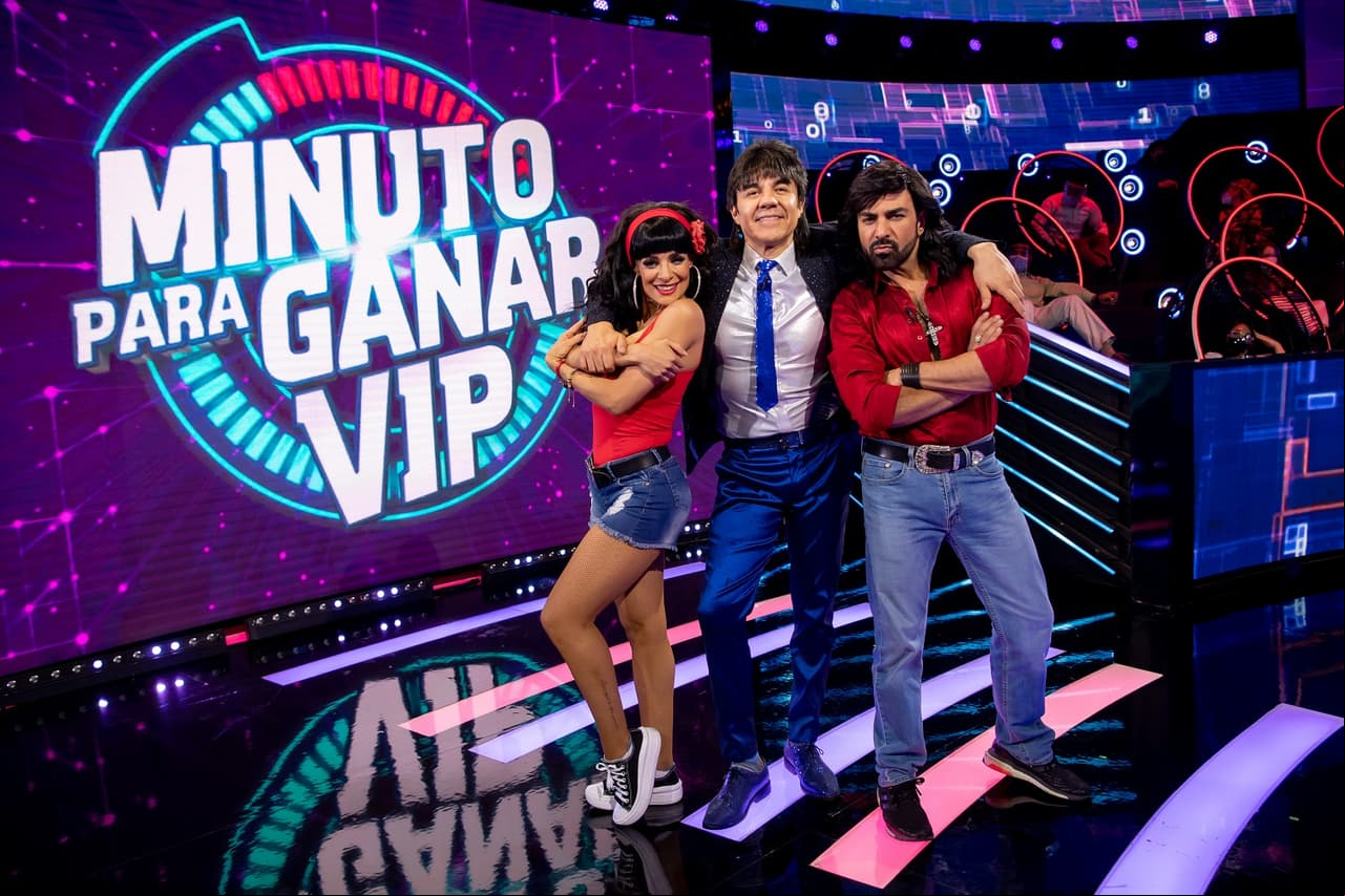 En fotos: El reencuentro de Albertano y Rosa Aurora en Minuto para Ganar VIP