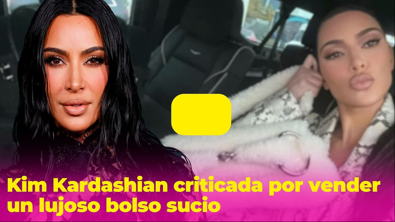 Kim Kardashian desata polémica por vender un bolso usado y sucio en 70,000 dólares