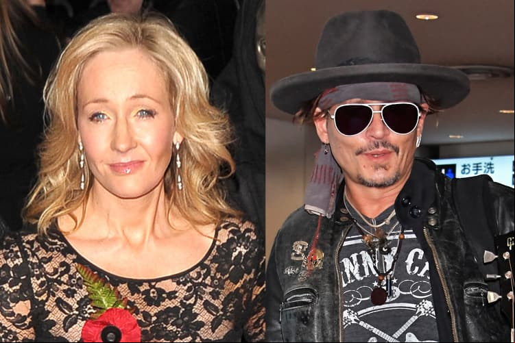 Escritora de 'Harry Potter' defiende a Johnny Depp tras acusaciones de violencia doméstica