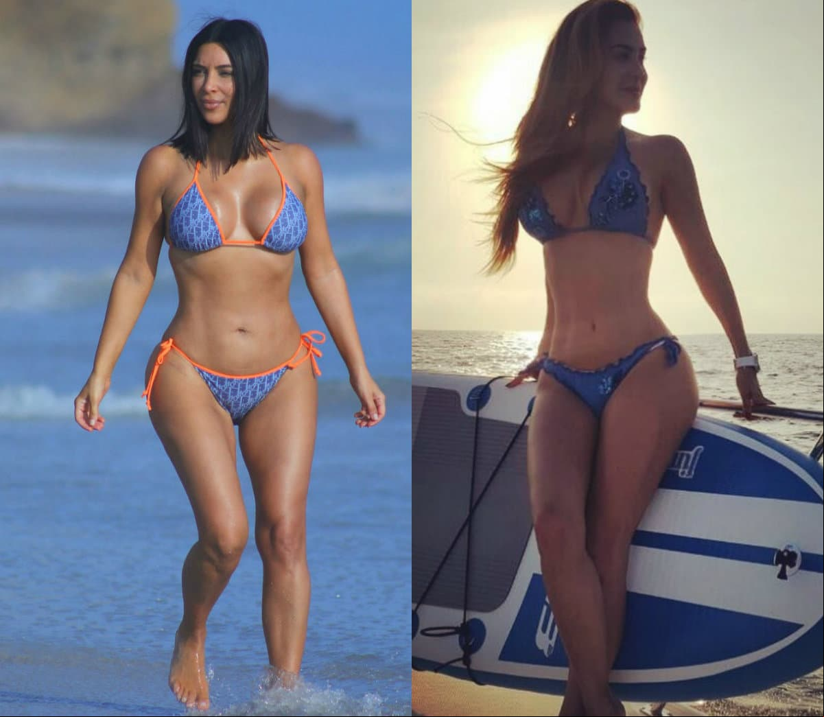 Las sensuales mujeres alborotan las redes sociales con sus torneadas figuras.