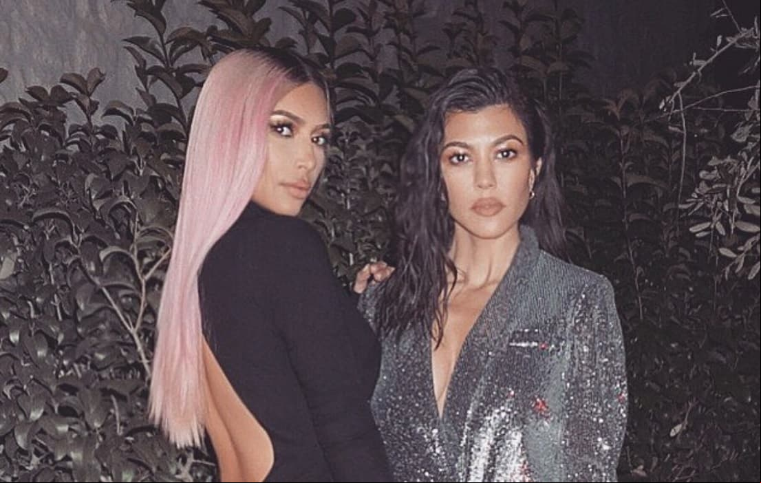 ¡Sin cirugías! Así lucían Kim y Kourtney Kardashian hace 20 años