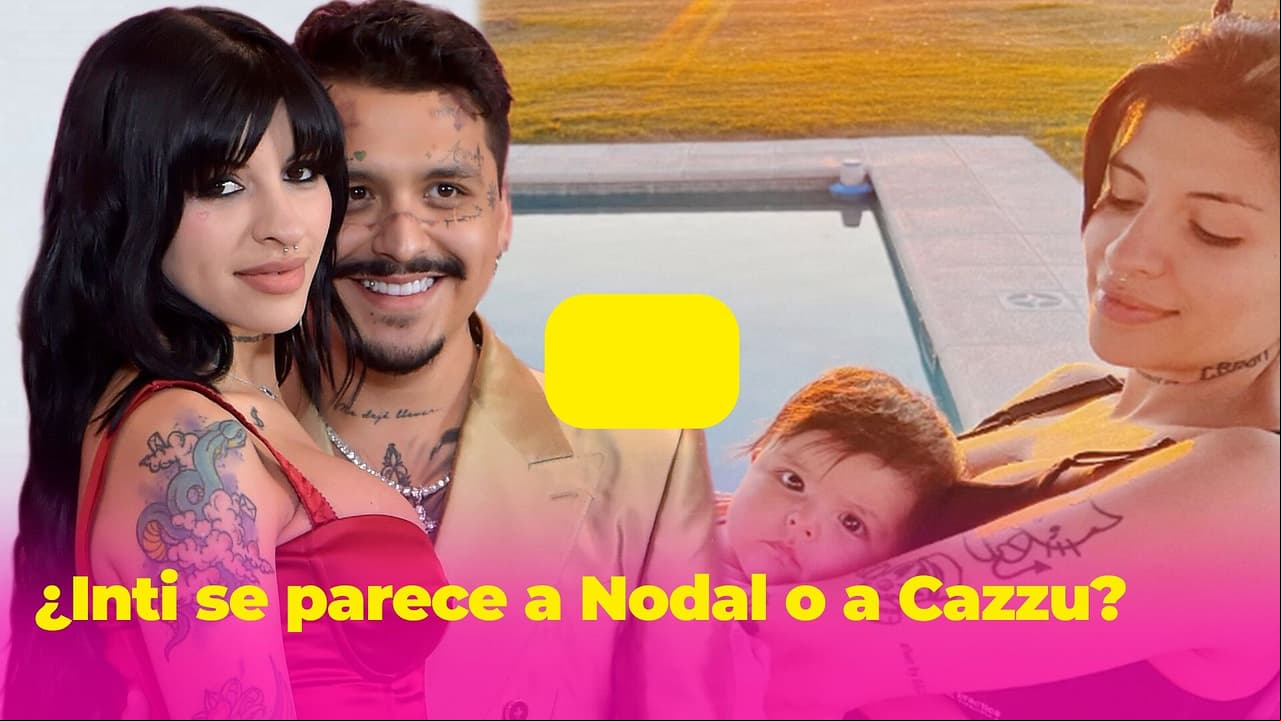 Nodal y Cazzu muestran la carita de Inti por primera vez y les dicen es igual a él: "La Nodalita más bella"