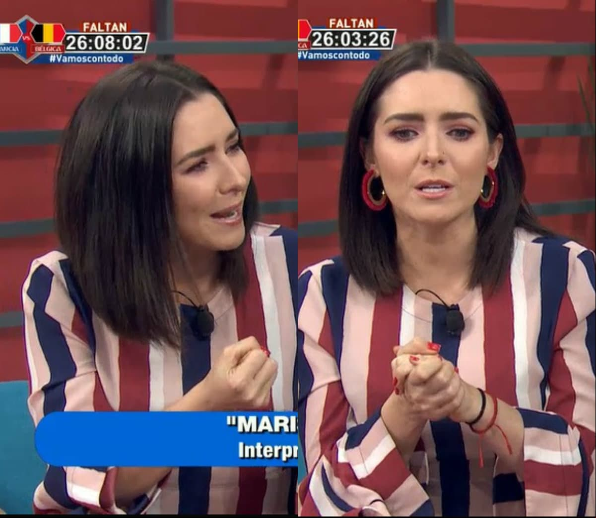 Ariadne Díaz cortó un poco su cabello