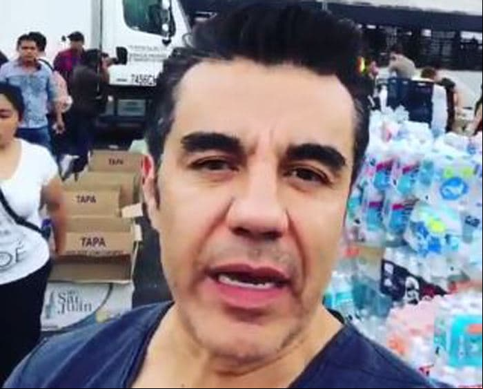Actores de comedia ayudan a brigadistas y acopios