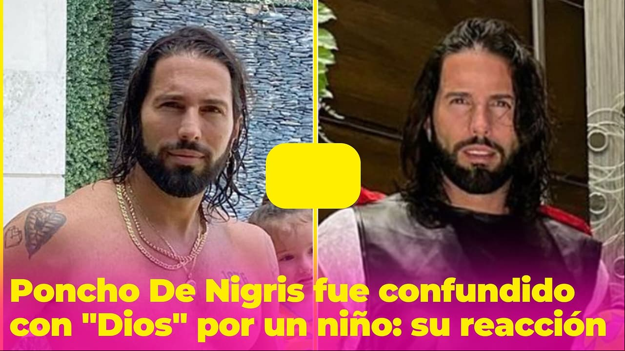 Poncho De Nigris fue confundido con "Dios" por un niño y su reacción se hizo viral