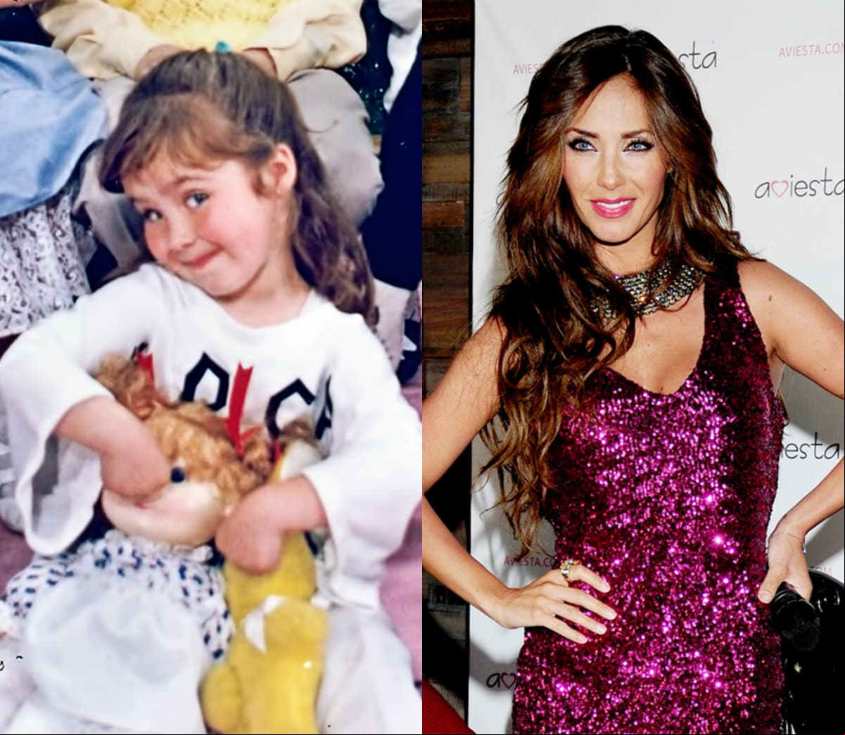 Desde que Anahí era una niña enternecía la pantalla chica con sus ocurrencias en 'Chiquilladas' y gracias a las fotos de sus hijos, se aprecia que son su vivo retrato.