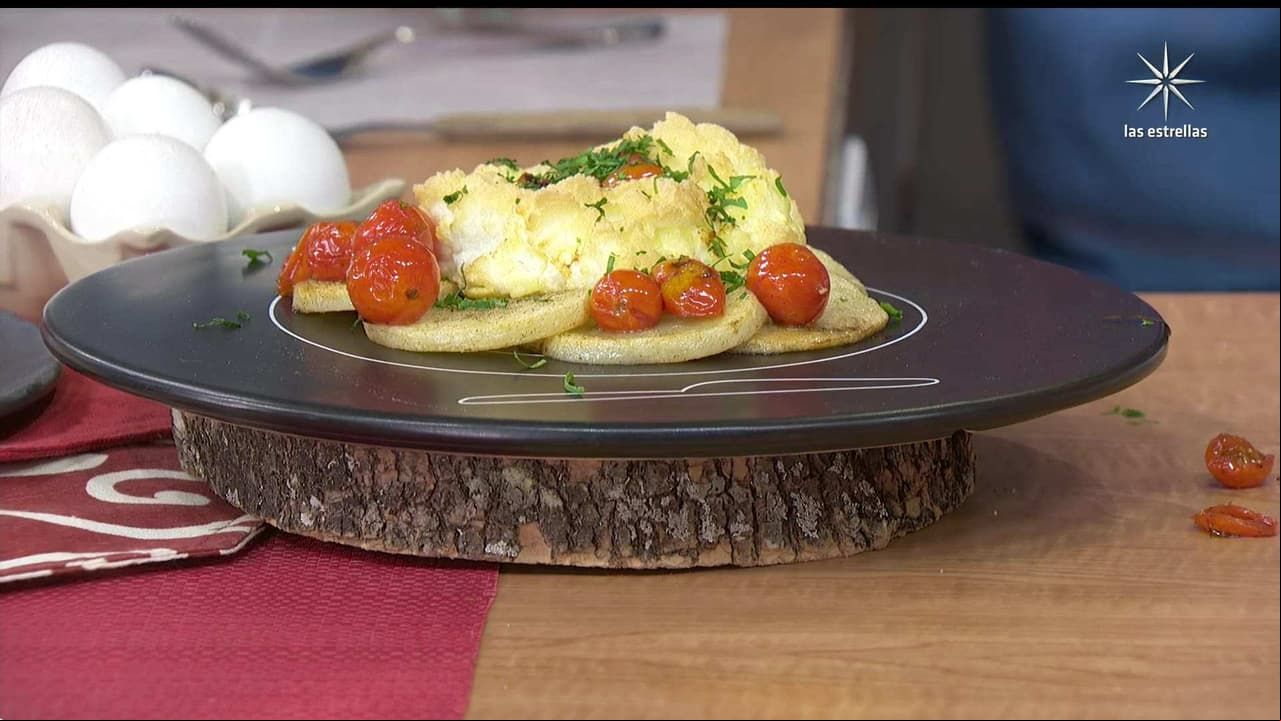 Receta original: ‘NUBES DE HUEVO’