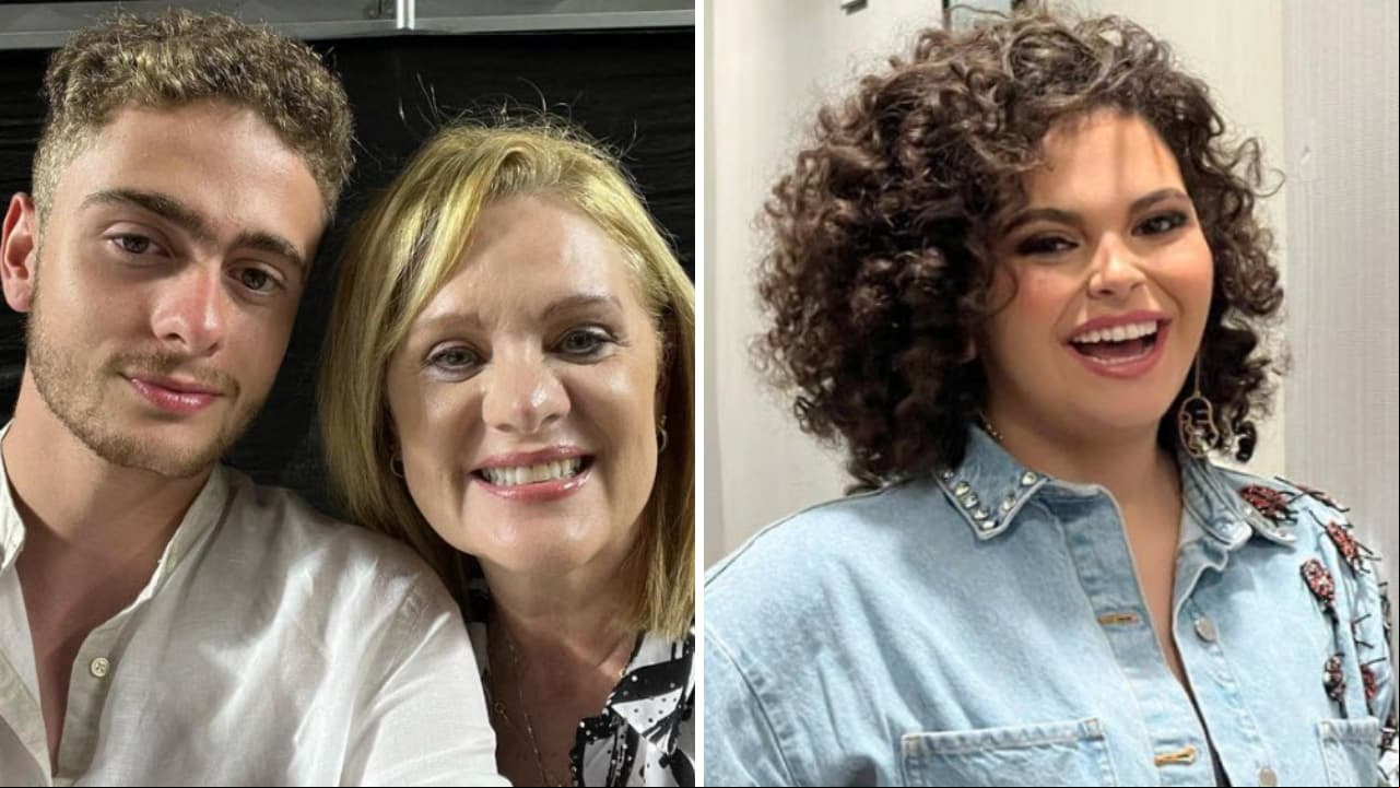 El hijo de Erika Buenfil se sonrojó cuando vio a Lucerito Mijares