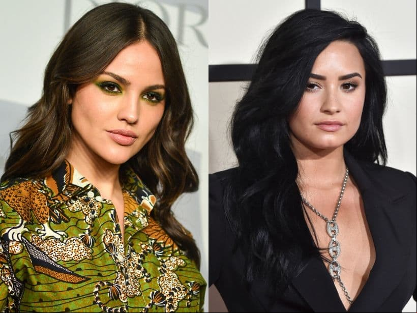Video de Eiza González y Demi Lovato lanzando billetes a strippers genera polémica