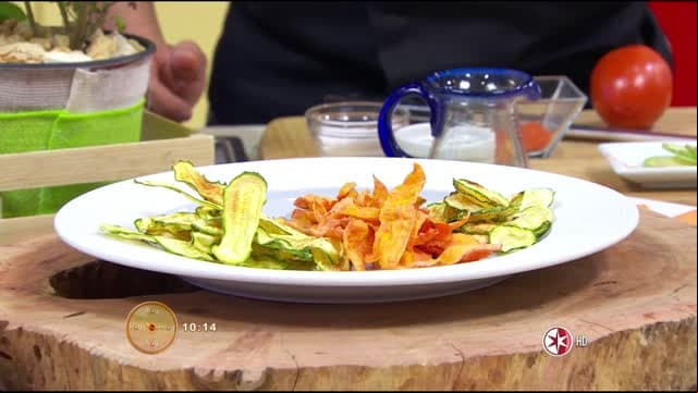 Receta: Chips de verduras