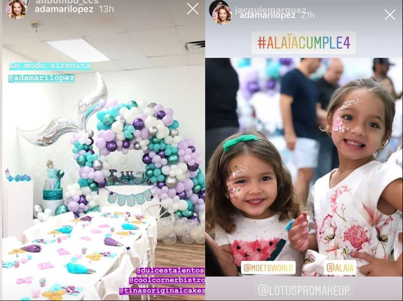 AlaÏa celebró su cumpleaños a lo grande